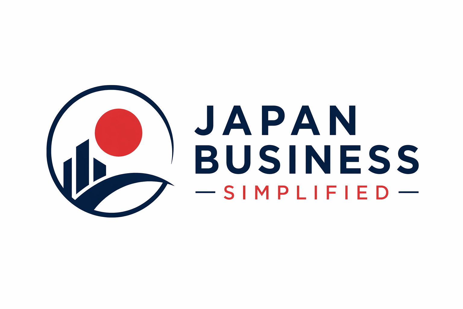 japan business simplified logo